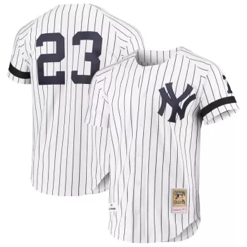Don Mattingly New York Yankees Mitchell & Ness Cooperstown Collection Authentic Jersey - White Don Mattingly New York Yankees Mitchell & Ness Cooperstown Collection Authentic Jersey - White