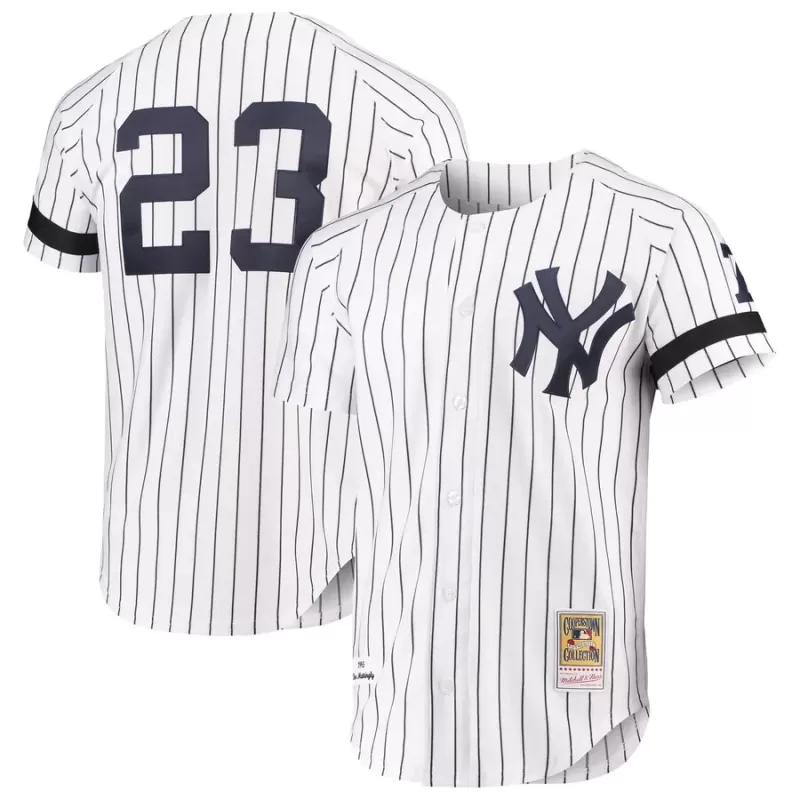 Don Mattingly New York Yankees Mitchell & Ness Cooperstown Collection Authentic Jersey - White Don Mattingly New York Yankees Mitchell & Ness Cooperstown Collection Authentic Jersey - White