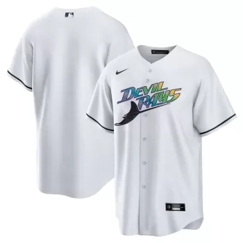 Men's 25th Anniversary Tampa Bay Rays Nike White Home Replica Team Jersey Men's 25th Anniversary Tampa Bay Rays Nike White Home Replica Team Jersey