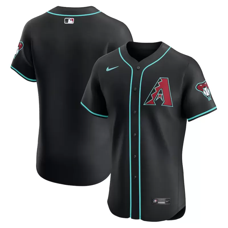 Men's Arizona Diamondbacks Nike Black Vapor Premier Elite Patch Jersey Men's Arizona Diamondbacks Nike Black Vapor Premier Elite Patch Jersey
