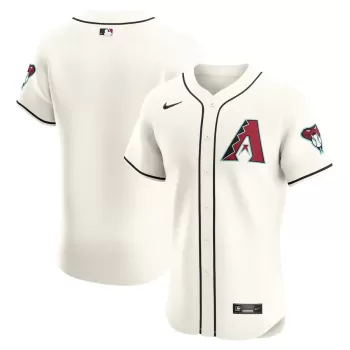 Men's Arizona Diamondbacks  Nike Cream Elite Jersey