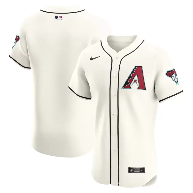 Men's Arizona Diamondbacks Nike Cream Elite Jersey Men's Arizona Diamondbacks Nike Cream Elite Jersey