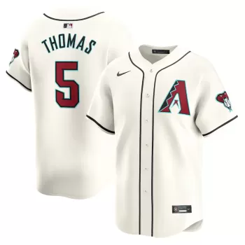 Men's Arizona Diamondbacks Alek Thomas Nike White Home Limited Player Jersey