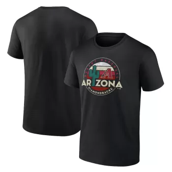 Men's Arizona Diamondbacks Black Hometown Desert Baseball T-Shirt