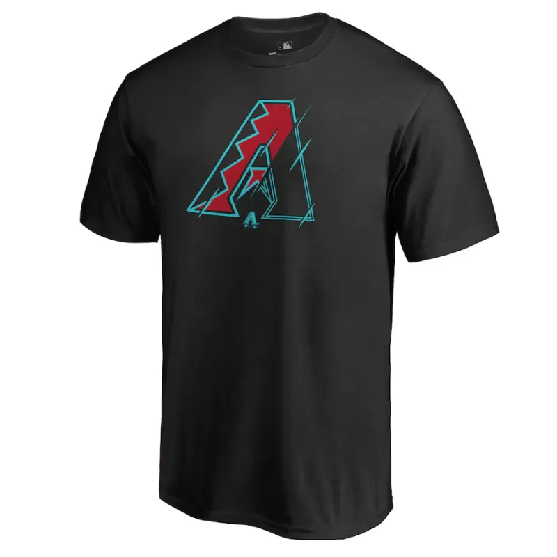 Men's Arizona Diamondbacks Black X-Ray T-Shirt Men's Arizona Diamondbacks Black X-Ray T-Shirt