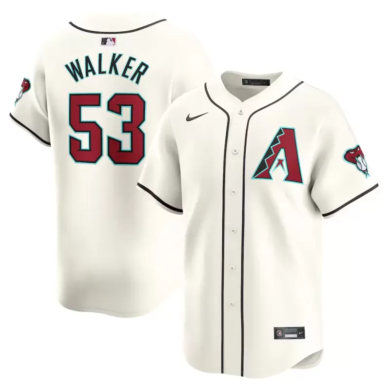 Men's Arizona Diamondbacks Christian Walker Nike White Home Limited Player Jersey Men's Arizona Diamondbacks Christian Walker Nike White Home Limited Player Jersey