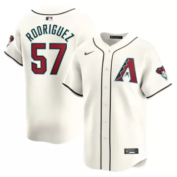 Men's Arizona Diamondbacks Eduardo Rodriguez Nike White Home Limited Player Jersey Men's Arizona Diamondbacks Eduardo Rodriguez Nike White Home Limited Player Jersey
