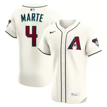Men's Arizona Diamondbacks Ketel Marte Nike Cream Home Elite Jersey Men's Arizona Diamondbacks Ketel Marte Nike Cream Home Elite Jersey