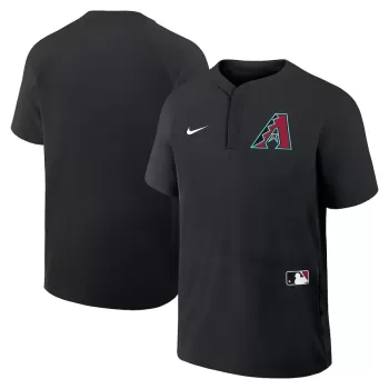Men's Arizona Diamondbacks Nike Black Authentic Collection Raglan Short Sleeve Windshirt Men's Arizona Diamondbacks Nike Black Authentic Collection Raglan Short Sleeve Windshirt