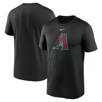 Men's Arizona Diamondbacks Nike Black Legend Fuse Large Logo Performance T-Shirt