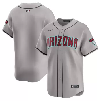 Men's Arizona Diamondbacks Nike Gray Away Limited Jersey Men's Arizona Diamondbacks Nike Gray Away Limited Jersey