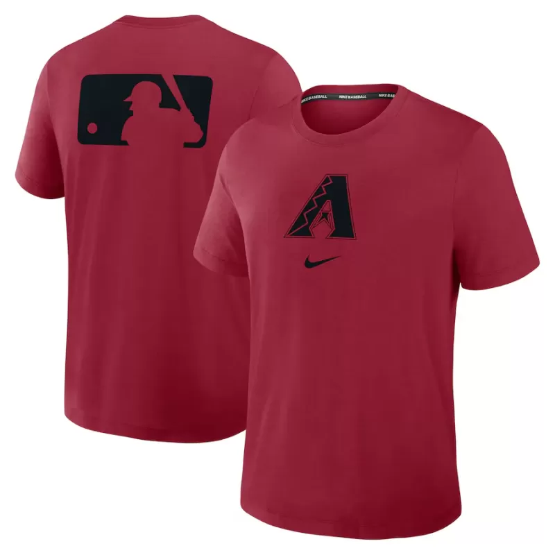 Men's Arizona Diamondbacks Nike Red Authentic Collection Early Work Tri-Blend Performance T-Shirt Men's Arizona Diamondbacks Nike Red Authentic Collection Early Work Tri-Blend Performance T-Shirt