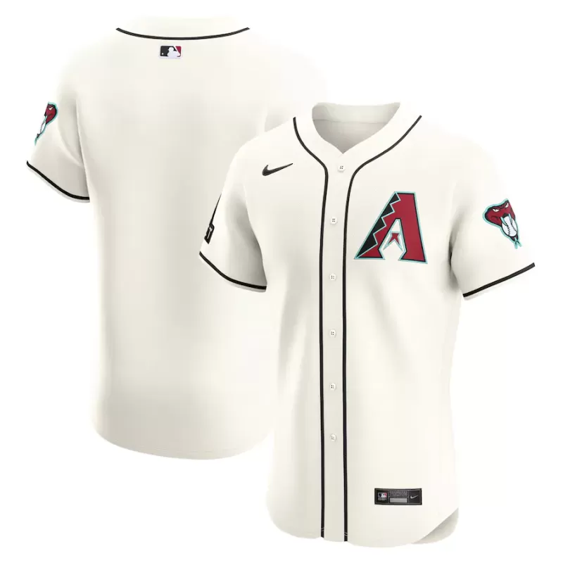 Men's Arizona Diamondbacks Nike White Home Elite Patch Jersey Men's Arizona Diamondbacks Nike White Home Elite Patch Jersey