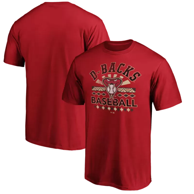 Men's Arizona Diamondbacks Red Team Adrenaline T-Shirt Men's Arizona Diamondbacks Red Team Adrenaline T-Shirt