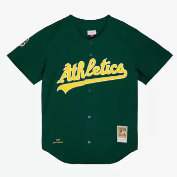 Men's Athletics Jose Canseco Green Cooperstown Collection 1997 Authentic Player Jersey Men's Athletics Jose Canseco Green Cooperstown Collection 1997 Authentic Player Jersey