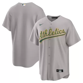 Men's Athletics Nike Gray Away Replica 2.0 Jersey Men's Athletics Nike Gray Away Replica 2.0 Jersey