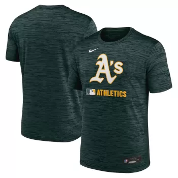 Men's Athletics Nike Green Authentic Collection Velocity Performance Practice T-Shirt