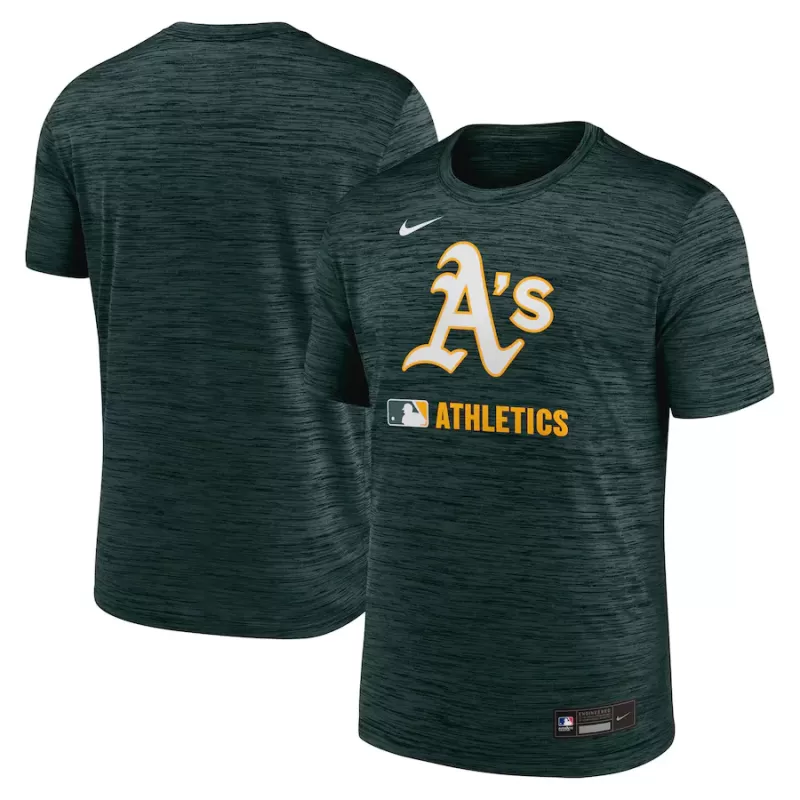 Men's Athletics Nike Green Authentic Collection Velocity Performance Practice T-Shirt Men's Athletics Nike Green Authentic Collection Velocity Performance Practice T-Shirt