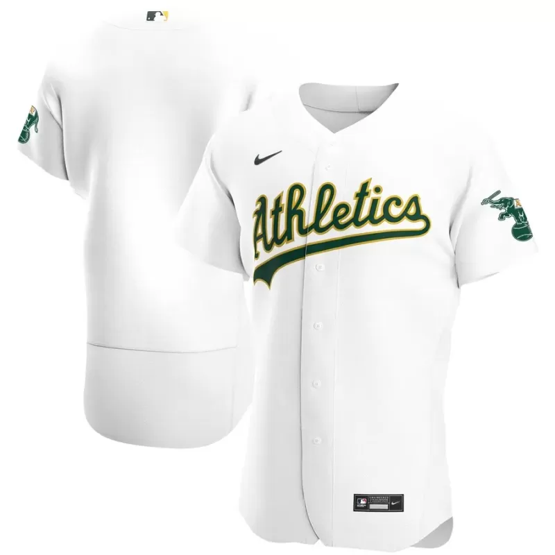 Men's Athletics Nike White Home Authentic Team Jersey Men's Athletics Nike White Home Authentic Team Jersey