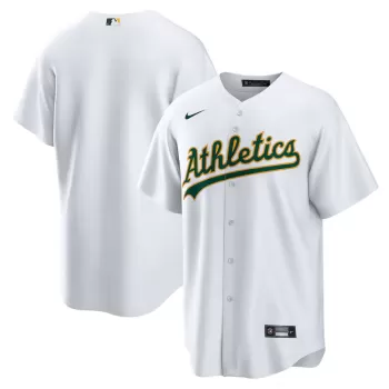Men's Athletics Nike White Home Blank Replica Jersey Men's Athletics Nike White Home Blank Replica Jersey