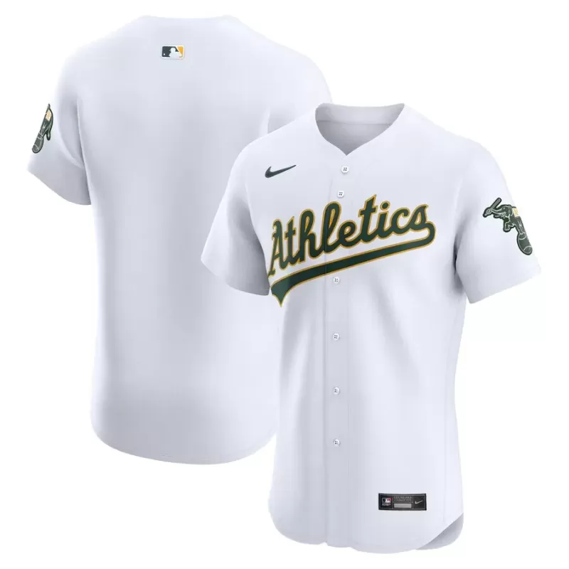 Men's Athletics Nike White Home Elite Jersey Men's Athletics Nike White Home Elite Jersey