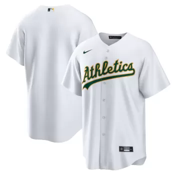 Men's Athletics Nike White Home Replica Team Jersey