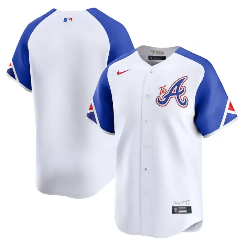 Men's Atlanta Braves Nike White City Connect Limited Jersey Men's Atlanta Braves Nike White City Connect Limited Jersey