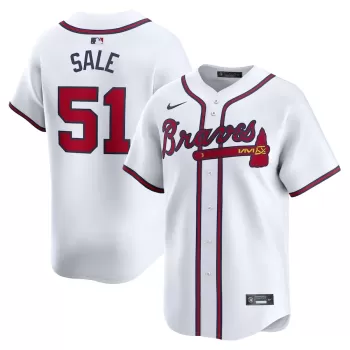 Men's Atlanta Braves Chris Sale Nike White Home Limited Player Jersey Men's Atlanta Braves Chris Sale Nike White Home Limited Player Jersey