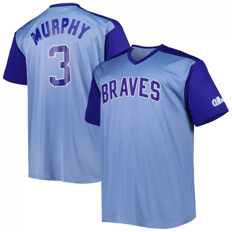 Men's Atlanta Braves Dale Murphy Blue/Royal Cooperstown Collection Replica Player Jersey Men's Atlanta Braves Dale Murphy Blue/Royal Cooperstown Collection Replica Player Jersey