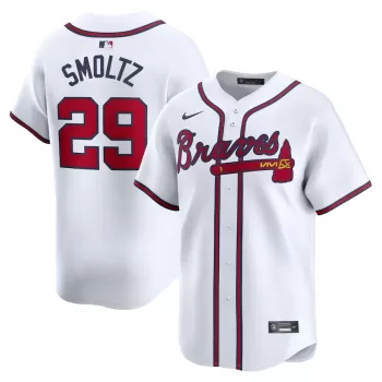 Men's Atlanta Braves John Smoltz Nike White Home Limited Player Jersey Men's Atlanta Braves John Smoltz Nike White Home Limited Player Jersey