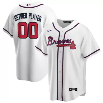 Men's Atlanta Braves Nike White Home Pick-A-Player Retired Roster Replica Jersey