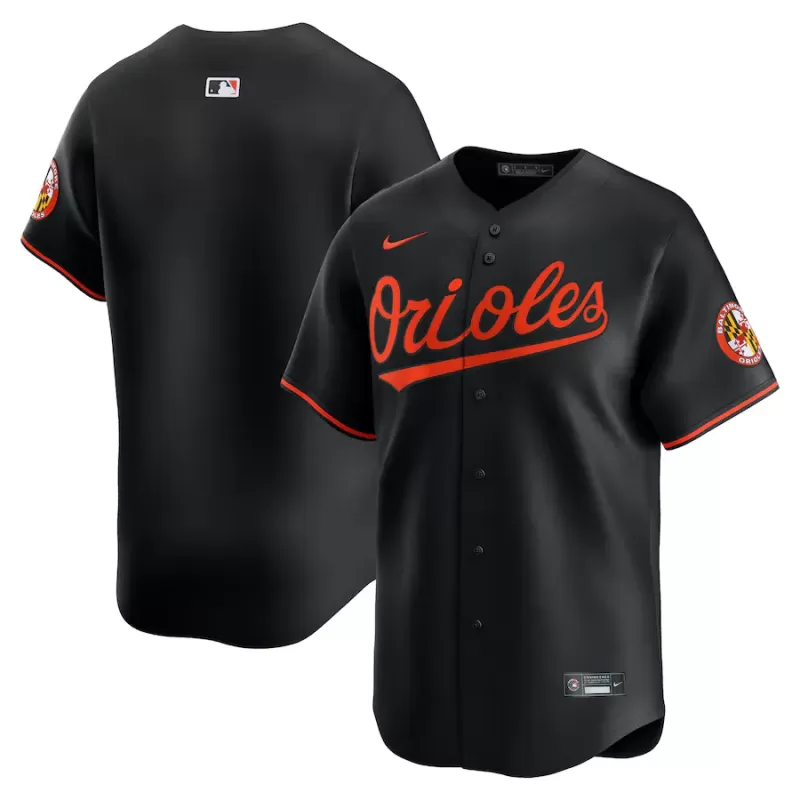 Men's Baltimore Orioles Nike Black Alternate Limited Jersey Men's Baltimore Orioles Nike Black Alternate Limited Jersey
