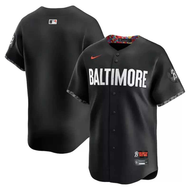 Men's Baltimore Orioles Nike Black City Connect Limited Jersey Men's Baltimore Orioles Nike Black City Connect Limited Jersey