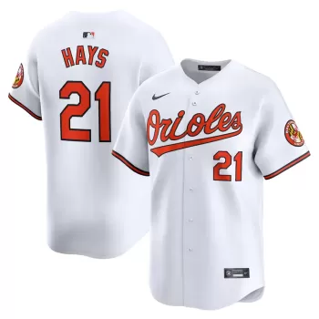 Men's Baltimore Orioles Austin Hays Nike White Home Limited Player Jersey