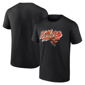 Men's Baltimore Orioles Black B'More T-Shirt Men's Baltimore Orioles Black B'More T-Shirt