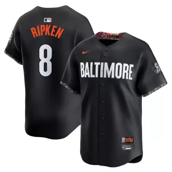 Men's Baltimore Orioles Cal Ripken Jr. Nike Black City Connect Limited Player Jersey Men's Baltimore Orioles Cal Ripken Jr. Nike Black City Connect Limited Player Jersey