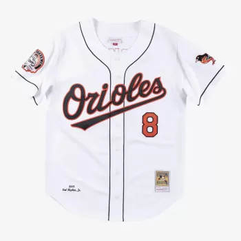Men's Baltimore Orioles Cal Ripken Jr. White Cooperstown Collection 2001 Authentic Player Jersey Men's Baltimore Orioles Cal Ripken Jr. White Cooperstown Collection 2001 Authentic Player Jersey