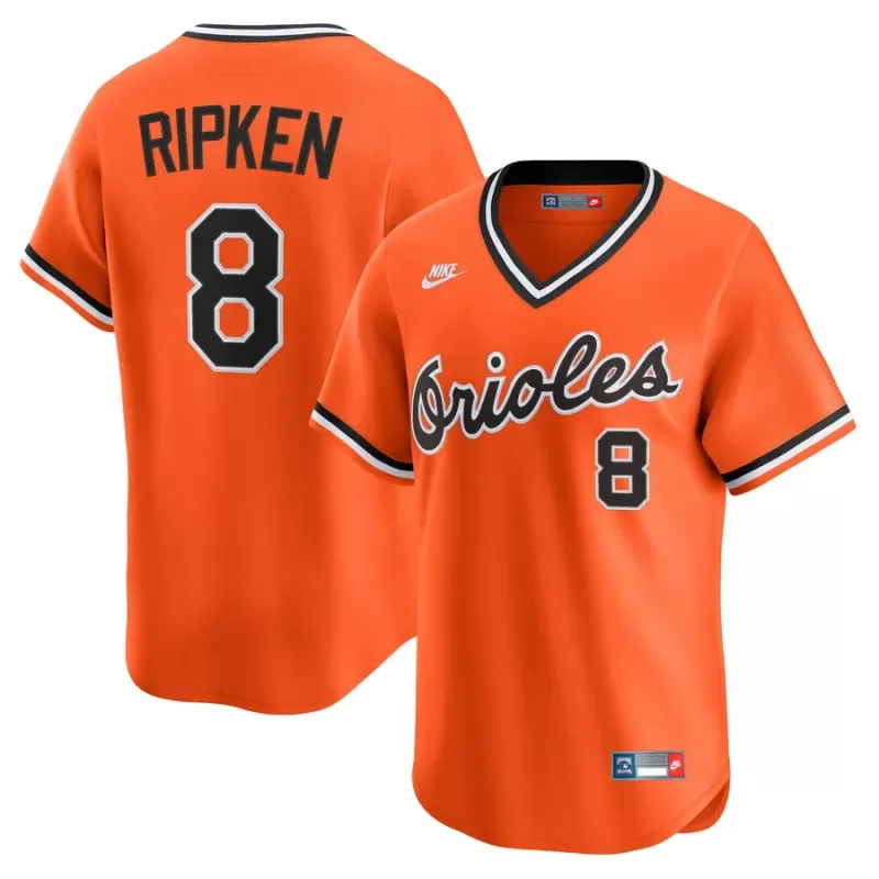 Men's Baltimore Orioles Cal Ripken Sr. Nike Orange Throwback Cooperstown Collection Limited Jersey
