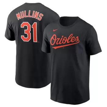 Men's Baltimore Orioles Cedric Mullins Nike Black Player Name & Number T-Shirt Men's Baltimore Orioles Cedric Mullins Nike Black Player Name & Number T-Shirt
