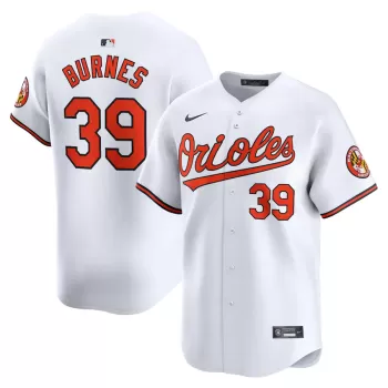 Men's Baltimore Orioles Corbin Burnes Nike White Home Limited Player Jersey Men's Baltimore Orioles Corbin Burnes Nike White Home Limited Player Jersey