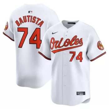 Men's Baltimore Orioles Felix Bautista Nike White Home Limited Player Jersey