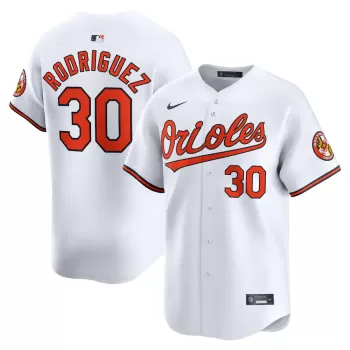 Men's Baltimore Orioles Grayson Rodriguez Nike White Home Limited Player Jersey