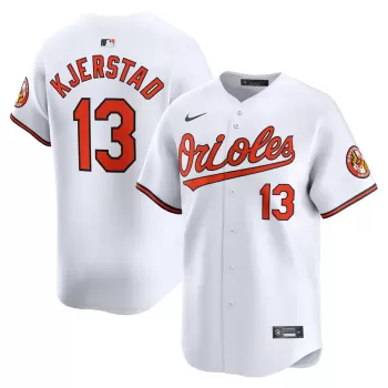 Men's Baltimore Orioles Heston Kjerstad Nike White Home Limited Player Jersey Men's Baltimore Orioles Heston Kjerstad Nike White Home Limited Player Jersey