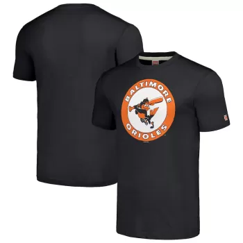Men's Baltimore Orioles Homage Charcoal Cooperstown Collection Hand-Drawn Logo Tri-Blend T-Shirt Men's Baltimore Orioles Homage Charcoal Cooperstown Collection Hand-Drawn Logo Tri-Blend T-Shirt