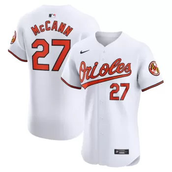 Men's Baltimore Orioles James McCann Nike White Home Elite Player Jersey Men's Baltimore Orioles James McCann Nike White Home Elite Player Jersey