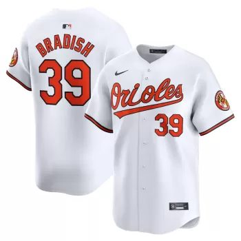 Men's Baltimore Orioles Kyle Bradish Nike White Home Limited Player Jersey Men's Baltimore Orioles Kyle Bradish Nike White Home Limited Player Jersey