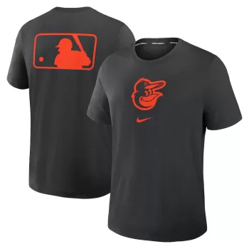Men's Baltimore Orioles Nike Black Authentic Collection Early Work Tri-Blend Performance T-Shirt Men's Baltimore Orioles Nike Black Authentic Collection Early Work Tri-Blend Performance T-Shirt