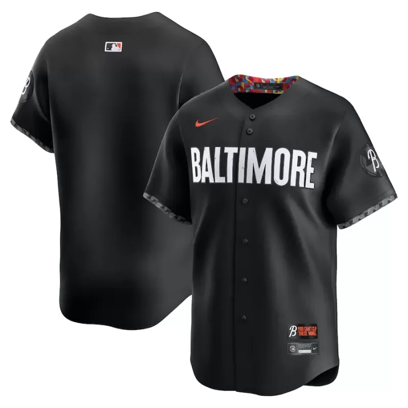 Men's Baltimore Orioles Nike Black City Connect Limited Jersey