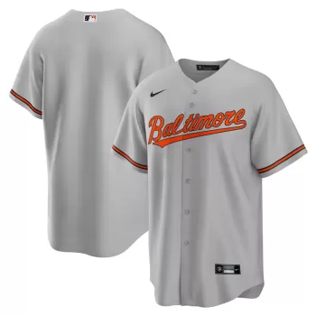 Men's Baltimore Orioles Nike Gray Road Replica Team Jersey Men's Baltimore Orioles Nike Gray Road Replica Team Jersey
