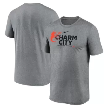 Men's Baltimore Orioles Nike Heathered Charcoal Local Rep Legend Performance T-Shirt Men's Baltimore Orioles Nike Heathered Charcoal Local Rep Legend Performance T-Shirt